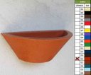 Ver imagem 1 de Vaso Planta 40x15 Parede Polietileno - TERRACOTA 016