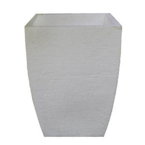 Vaso Planta 45x35 Moderno Trapézio Polietileno - BRANCO 006