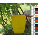 Ver imagem 2 de Vaso Planta 45x35 Moderno Trapézio Polietileno - AMARELO GIRASSOL 007