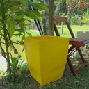 Ver imagem 3 de Vaso Planta 45x35 Moderno Trapézio Polietileno - AMARELO GIRASSOL 007