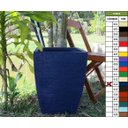 Ver imagem 2 de Vaso Planta 45x35 Moderno Trapézio Polietileno - AZUL ESCURO 013