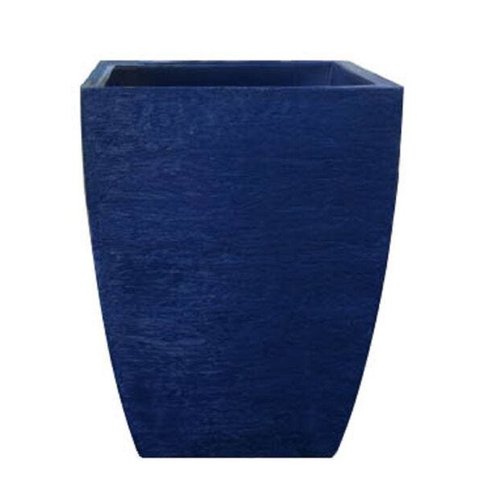 Vaso Planta 45x35 Moderno Trapézio Polietileno - AZUL ESCURO 013