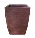 Ver imagem 1 de Vaso Planta 45x35 Moderno Trapézio Polietileno - FERRUGEM 017
