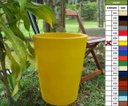 Ver imagem 5 de Kit 2 Vaso Planta 50x40 Redondo Cônico Polietileno - CORES VARIADAS