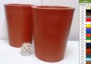 Ver imagem 2 de Kit 2 Vaso Planta 50x40 Redondo Cônico Polietileno - CORES VARIADAS