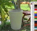 Ver imagem 1 de Kit 2 Vaso Planta 50x40 Redondo Cônico Polietileno - AREIA 001