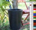 Ver imagem 1 de Kit 2 Vaso Planta 50x40 Redondo Cônico Polietileno - PRETO 002