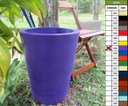 Ver imagem 1 de Kit 2 Vaso Planta 50x40 Redondo Cônico Polietileno - LILAS VIOLETA 008