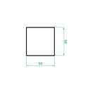 Ver imagem 4 de Vaso Planta 50x50 Quadrado Polietileno - PRETO 002