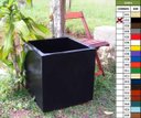 Ver imagem 1 de Vaso Planta 50x50 Quadrado Polietileno - PRETO 002