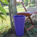 Ver imagem 2 de Vaso Planta 35x25 Redondo Cônico Polietileno - LILAS VIOLETA 008