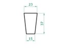 Ver imagem 4 de Vaso Planta 35x25 Redondo Cônico Polietileno - LILAS VIOLETA 008