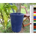 Ver imagem 1 de Kit 2 Vaso Planta 50x40 Redondo Cônico Polietileno - AZUL ESCURO 013