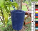 Ver imagem 1 de Kit 2 Vaso Planta 50x40 Redondo Cônico Polietileno - AZUL ESCURO 013