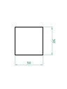 Ver imagem 4 de Vaso Planta 50x50 Quadrado Polietileno - CINZA CIMENTO 004