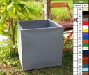 Ver imagem 1 de Vaso Planta 50x50 Quadrado Polietileno - CINZA CIMENTO 004