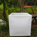 Ver imagem 2 de Vaso Planta 50x50 Quadrado Polietileno - BRANCO 006