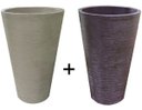 Ver imagem 1 de Kit 2 Vaso Planta 75x50 Redondo Cônico Polietileno - CORES VARIADAS