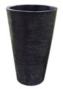 Ver imagem 1 de Kit 2 Vaso Planta 75x50 Redondo Cônico Polietileno - PRETO 002