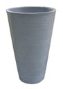 Ver imagem 1 de Kit 2 Vaso Planta 75x50 Redondo Cônico Polietileno - CINZA CIMENTO 004