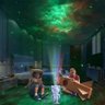 Projetor Astronauta Luzes Estrela Galaxia Espaço Decoraçao Usb Mesa Cabeceira Quarto Sala Casa AB.MI - 19