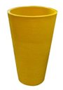 Ver imagem 1 de Kit 2 Vaso Planta 75x50 Redondo Cônico Polietileno - AMARELO GIRASSOL 007
