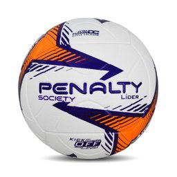 Bola Society Penalty Líder Laranja e Branco - Pu 6 Gomos - 1 Bola Society Penalty Líder Laranja e Branco - Pu 6 Gomos - 1