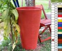 Ver imagem 2 de Kit 2 Vaso Planta 75x50 Redondo Cônico Polietileno - TERRACOTA 016