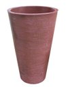 Ver imagem 1 de Kit 2 Vaso Planta 75x50 Redondo Cônico Polietileno - FERRUGEM 017