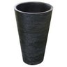 Vaso Planta 35x25 Redondo Cônico Cachepot Polietileno - PRETO 002 - 1