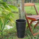 Ver imagem 3 de Vaso Planta 35x25 Redondo Cônico Cachepot Polietileno - PRETO 002