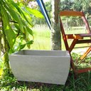 Ver imagem 3 de Kit 2 Vaso Planta 50x25 Jardineira Floreira Polietileno - AREIA 001