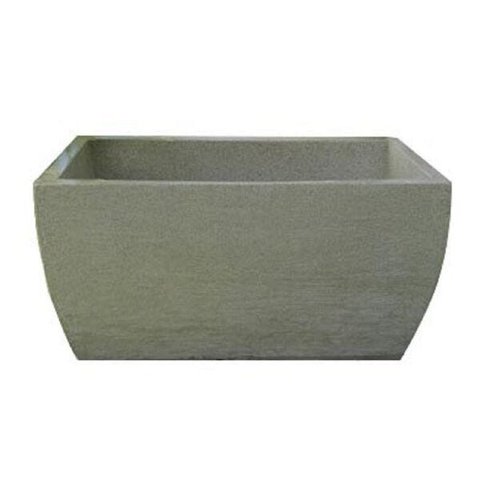 Kit 2 Vaso Planta 50x25 Jardineira Floreira Polietileno - AREIA 001
