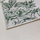 Ver imagem 4 de Jogo Tapete Natural Algodão Antiderrapante 3 Peças Flores Verde FASTLAR Jogo de Tapetes