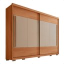 Ver imagem 1 de Guarda Roupa Casal Roma 2 Portas 6 Gavetas Marrom Caemmun
