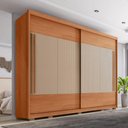 Ver imagem 3 de Guarda Roupa Casal Roma 2 Portas 6 Gavetas Marrom Caemmun