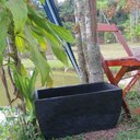 Ver imagem 3 de Kit 2 Vaso Planta 50x25 Jardineira Floreira Polietileno - PRETO 002