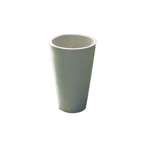 Vaso Planta 35x25 Redondo Cônico Cachepot Polietileno - BEGE CASTANHA 012