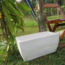 Ver imagem 3 de Kit 2 Vaso Planta 50x25 Jardineira Floreira Polietileno - BRANCO 006