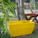 Ver imagem 3 de Kit 2 Vaso Planta 50x25 Jardineira Floreira Polietileno - AMARELO GIRASSOL 007