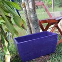 Ver imagem 2 de Kit 2 Vaso Planta 50x25 Jardineira Floreira Polietileno - LILAS VIOLETA 008