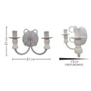 Ver imagem 2 de Luminária Arandela para Parede de Quarto de Casal para Iluminação - Branco