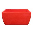 Ver imagem 1 de Kit 2 Vaso Planta 50x25 Jardineira Floreira Polietileno - LARANJA SUNSET 010