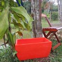 Ver imagem 3 de Kit 2 Vaso Planta 50x25 Jardineira Floreira Polietileno - LARANJA SUNSET 010