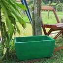Ver imagem 2 de Kit 2 Vaso Planta 50x25 Jardineira Floreira Polietileno - VERDE BANDEIRA 011