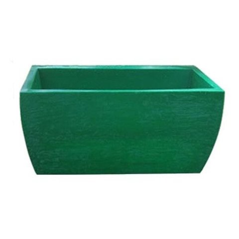 Kit 2 Vaso Planta 50x25 Jardineira Floreira Polietileno - VERDE BANDEIRA 011