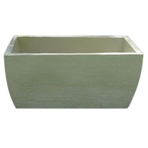 Kit 2 Vaso Planta 50x25 Jardineira Floreira Polietileno - BEGE CASTANHA 012