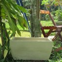 Ver imagem 2 de Kit 2 Vaso Planta 50x25 Jardineira Floreira Polietileno - BEGE CASTANHA 012