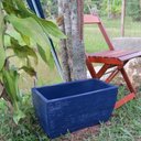 Ver imagem 3 de Kit 2 Vaso Planta 50x25 Jardineira Floreira Polietileno - AZUL ESCURO 013