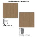 Ver imagem 5 de Cômoda Enseada 04 Gavetas Móveis Rimo - Carvalho